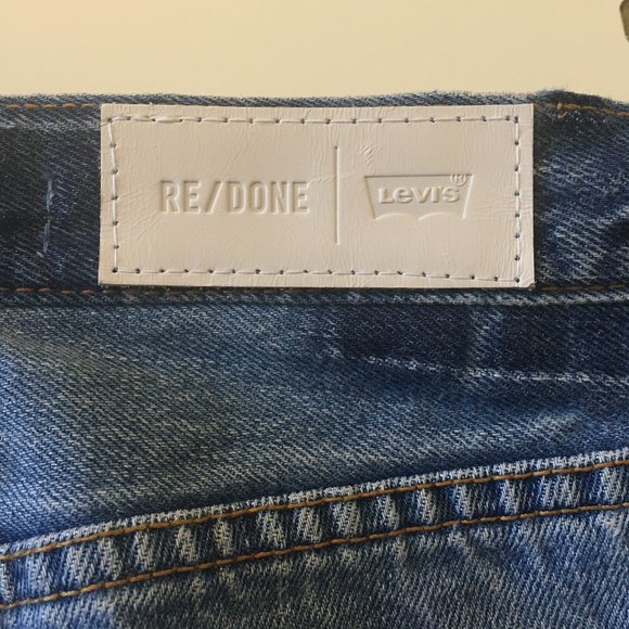 REDONE High Rise Mini Skirt - Picture 7 of 13